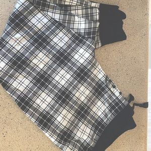 Torrid Black & White plaid sleep jogger pant. Size 3.